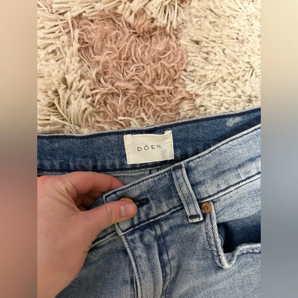 Doen Sky Blue Straight Leg Jeans - Picture 4 of 8